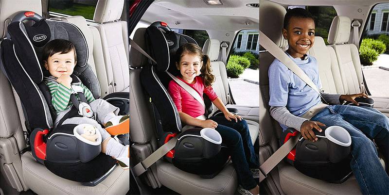 Правила использования бустера для перевозки детей в автомобиле