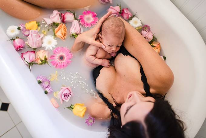 Когда можно принимать ванну после родов?