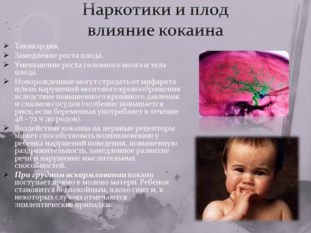 Влияние наркотиков на развитие эмбриона человека