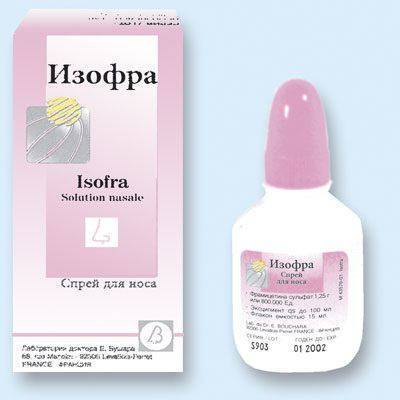 “Изофра”: инструкция по применению спрея в нос для грудничков и детей от года