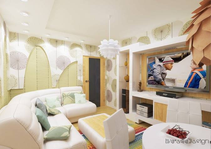 Гостиная и детская в одной комнате (72 фото): как совместить зал и детскую? зонирование шторами. дизайн комнат 18-20 кв. метров и других размеров