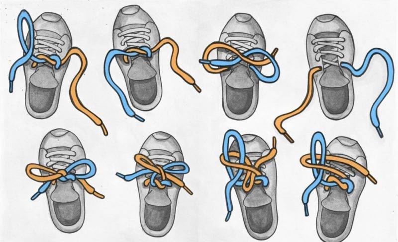 Как научить ребенка завязывать шнурки, подготовка, основные приемы