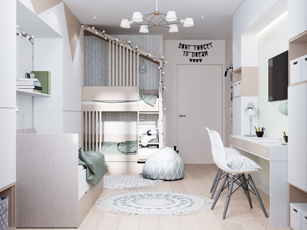 Дизайн детской комнаты в скандинавском стиле