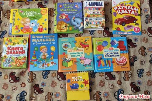 Развивающие книги для детей: в 1-2 года, от 0 до 1 года