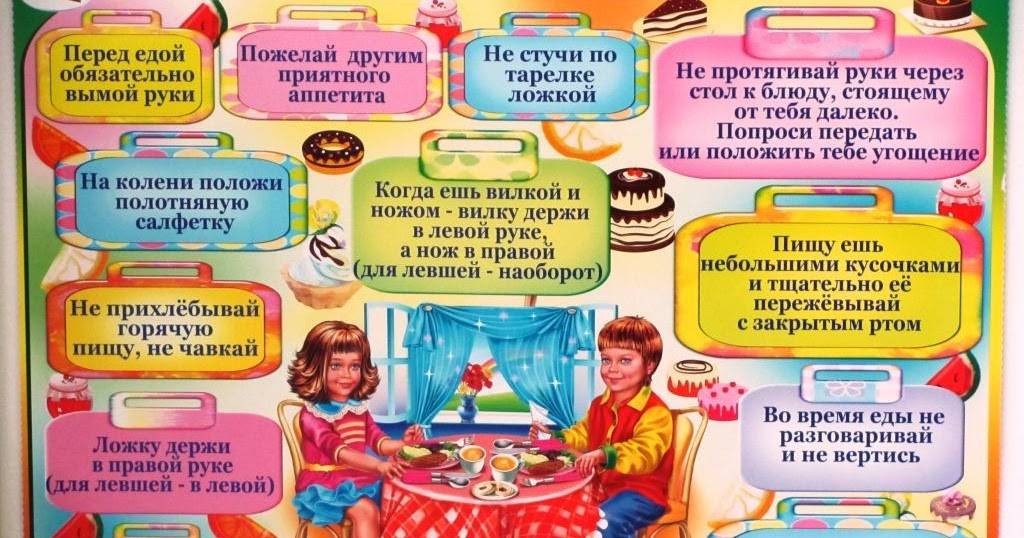 Правила этикета за столом для детей и подростков: 4 главных рекомендации детского психолога