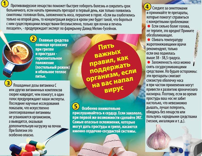 Лечение простуды у детей