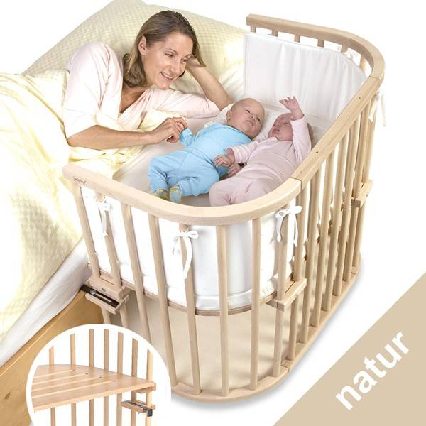 Кроватки для новорожденных двойняшек: критерии выбора