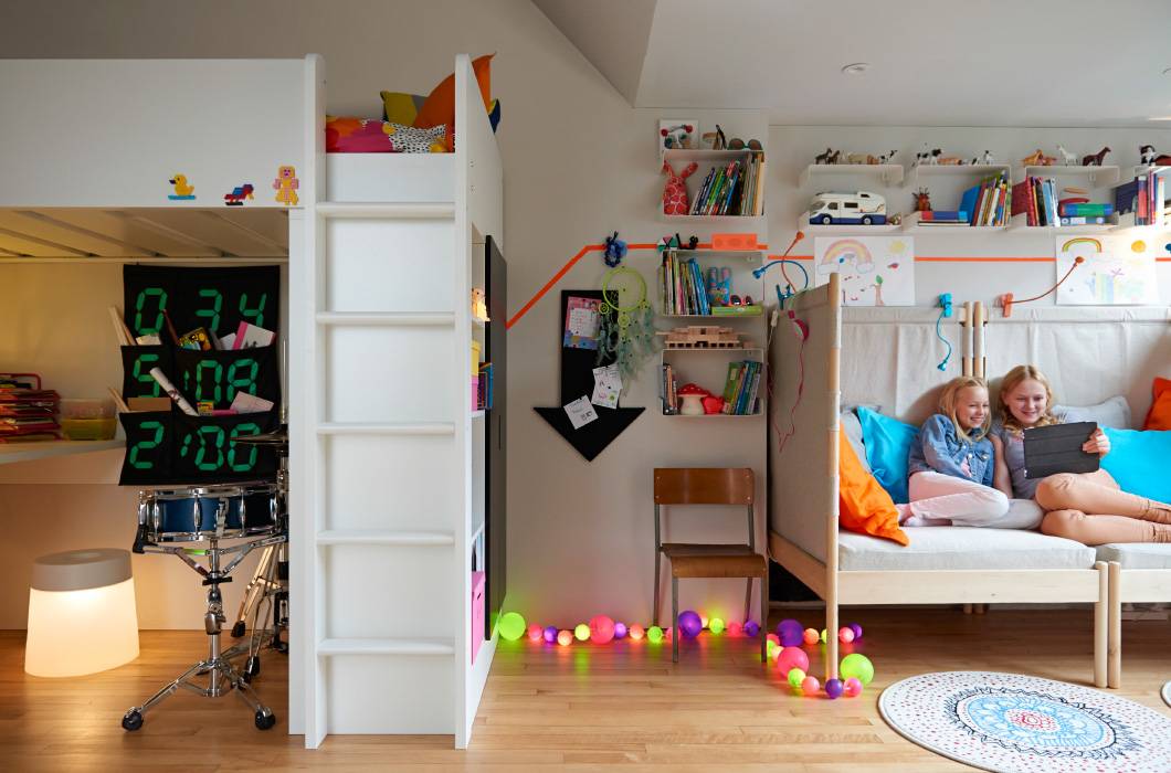 Детская комната икеа: дизайн интерьера для девочки-подростка
