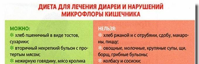 Диета при поносе у ребенка 1-3 лет: особенности питания при диарее и после