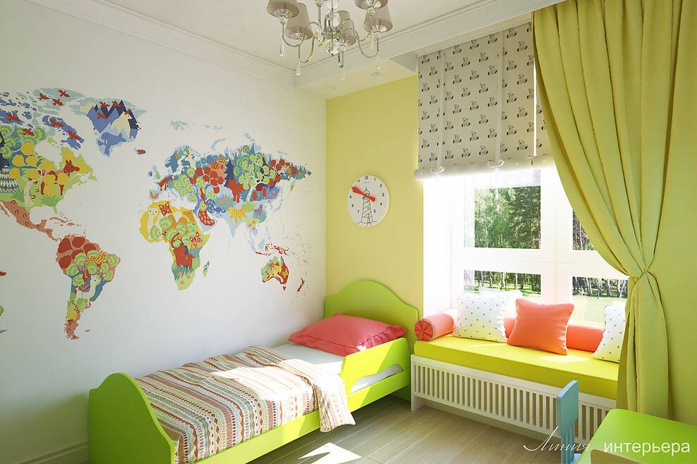 Какие обои выбрать для детской комнаты: виды, цвета, дизайн, фото