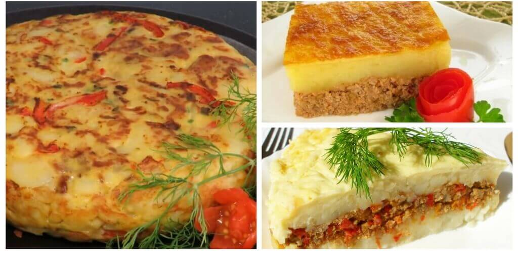 Картофельная запеканка с мясом в духовке: 3 пошаговых рецепта