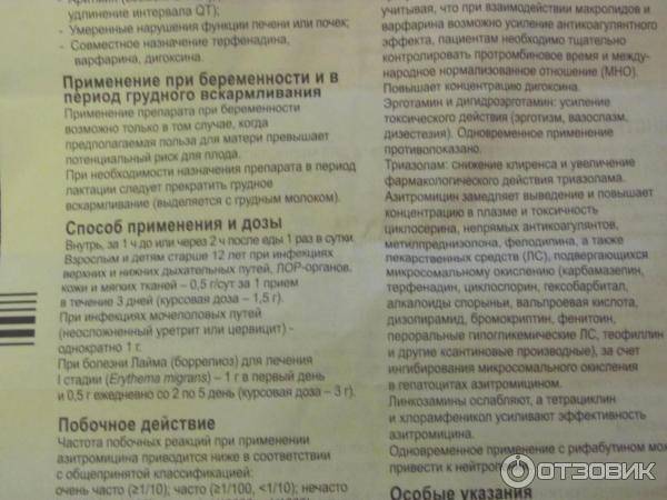 Азитромицин пск