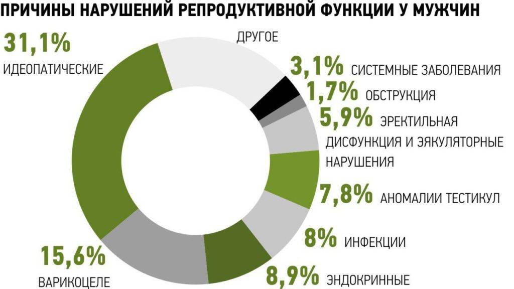 Мужское бесплодие - причины и лечение