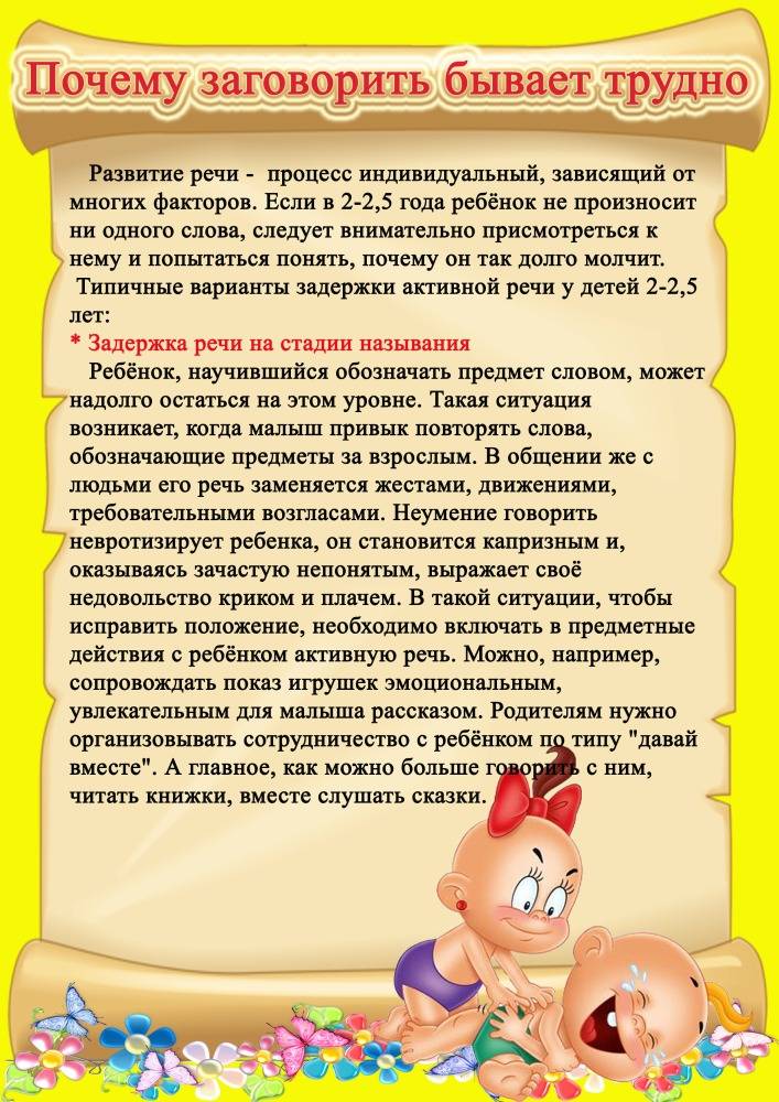 Задержка речи: необходимые обследования неговорящего ребенка