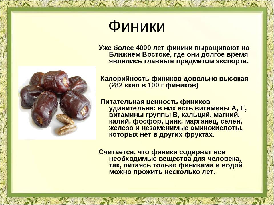 Финики при грудном вскармливании: можно ли кормящей маме