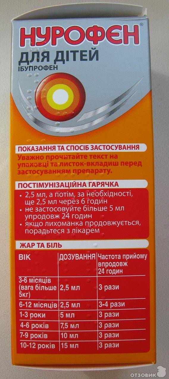 Нурофен® (суспензия со вкусом клубники/апельсина, 100/150/200 мл)