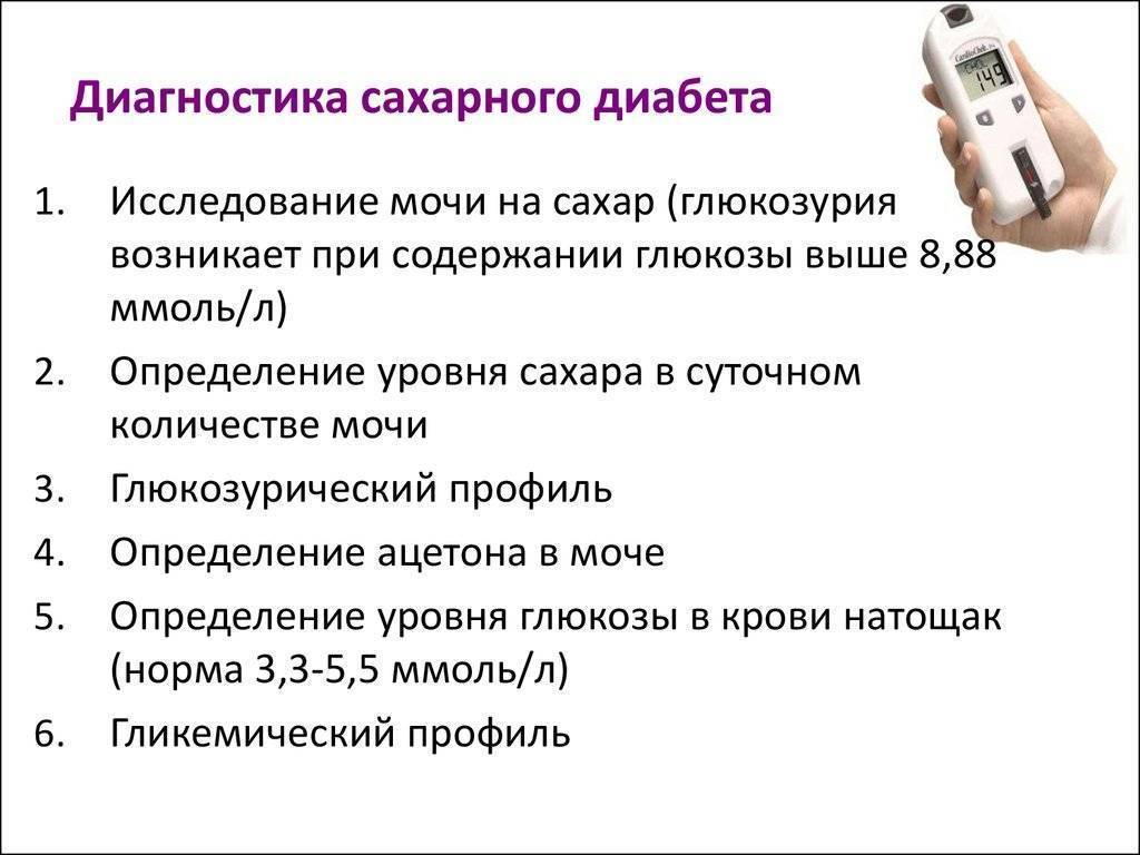 Сахарный диабет  - симптомы, причины развития, лечение