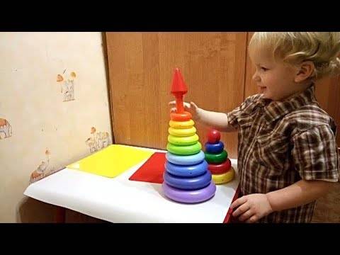 Как научить ребенка собирать пирамидку | детское здоровье