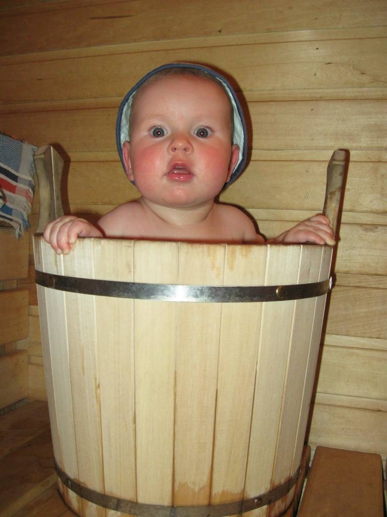 Дети в бане — с какого возраста лучше ходить в парную и можно ли новорожденному посещать сауну