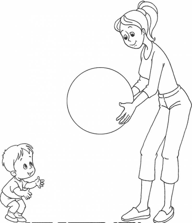 Игры с мячом для детей. подвижные и развивающие игры