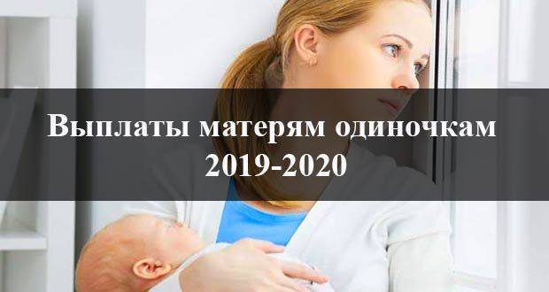 Какие выплаты положены матерям-одиночкам в 2019 году в москве