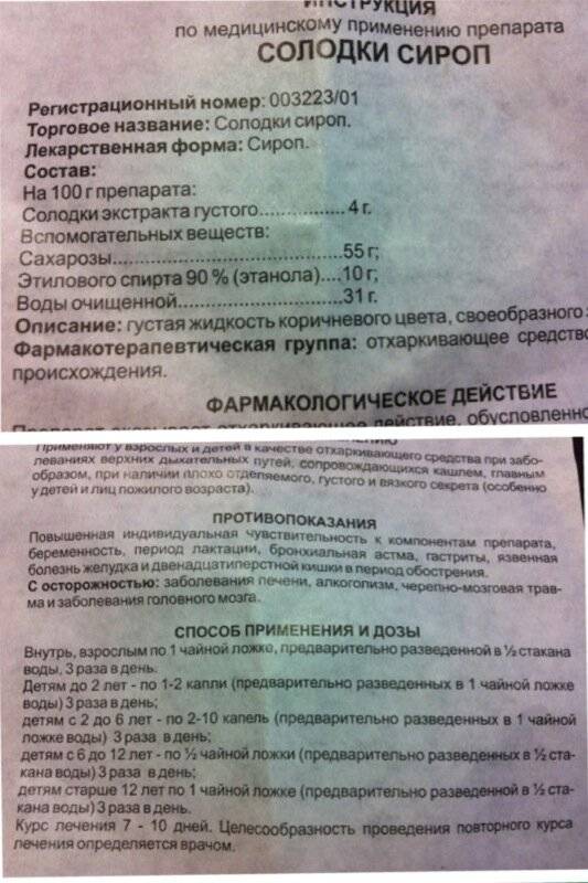 Солодки корня сироп в ульяновске - инструкция по применению, описание, отзывы пациентов и врачей, аналоги