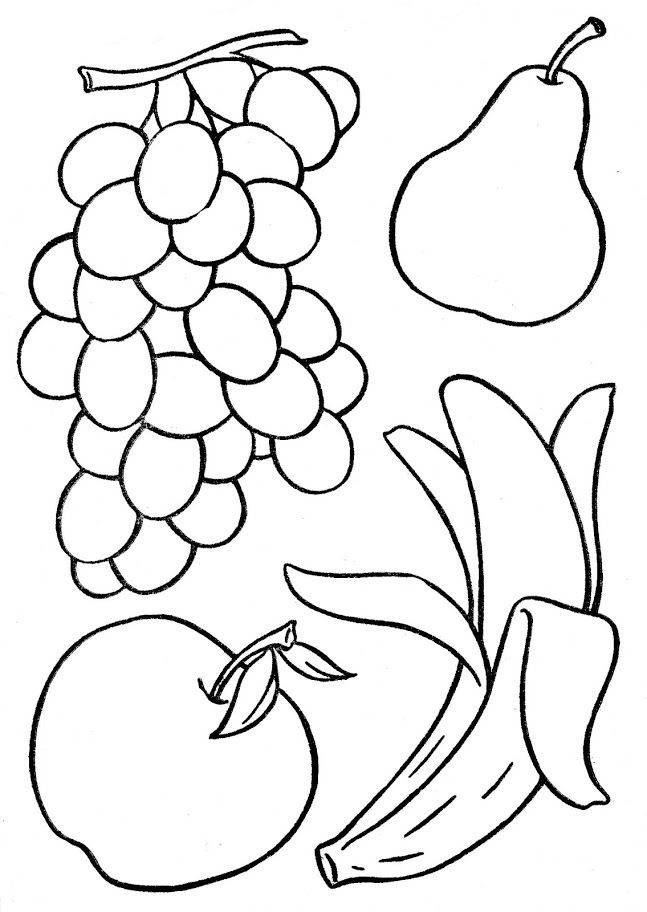 Учимся поэтапно рисовать натюрморт с фруктами (+ раскраска). натюрморт с фруктами