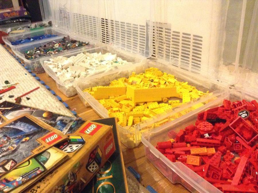 Разбираем все наборы лего. хранение lego