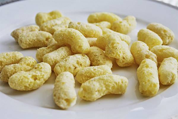 Кукурузные палочки: калорийность, пищевая ценность, польза и вред