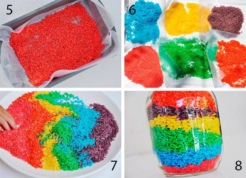 Как сделать цветной песок своими руками