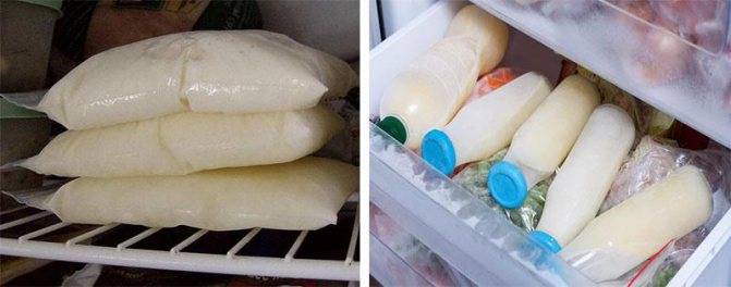 Можно ли замораживать молоко? сколько хранится после заморозки коровье молоко и что с ним будет в морозильнике