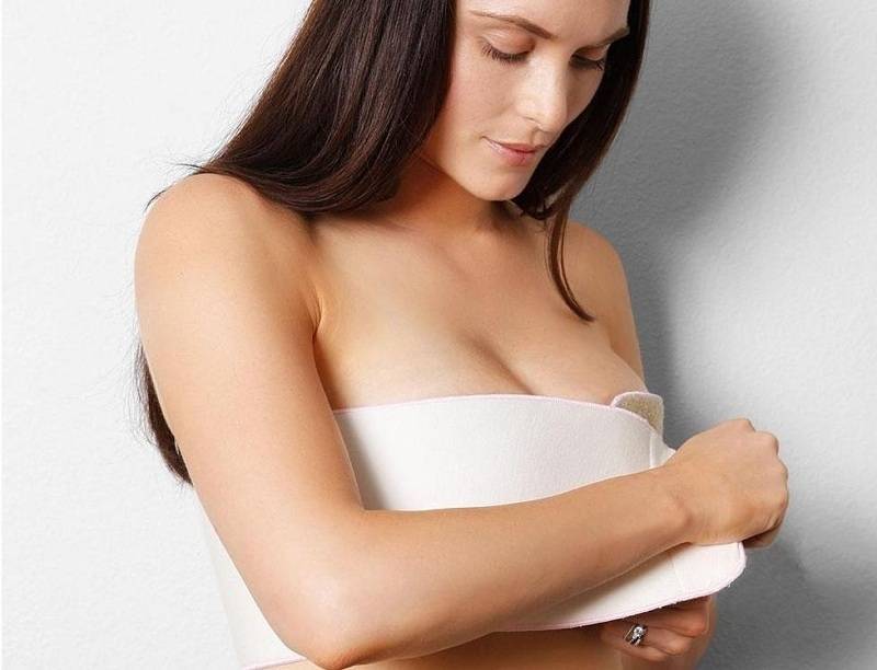 Как правильно перетягивать грудь?