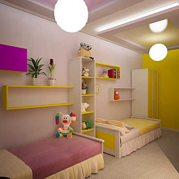 20 вариантов обоев для детской комнаты с разнополыми детьми