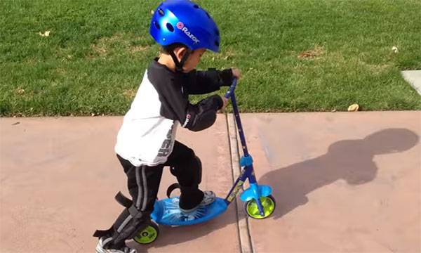 Как научить ребенка кататься на скейтборде