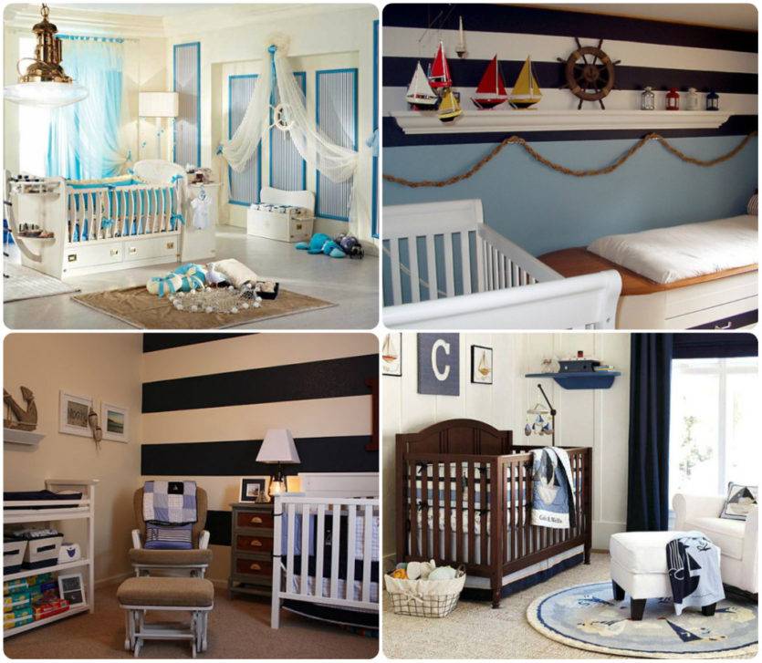 Интерьер, дизайн, оформление и мебель для детской комнаты (мальчик)