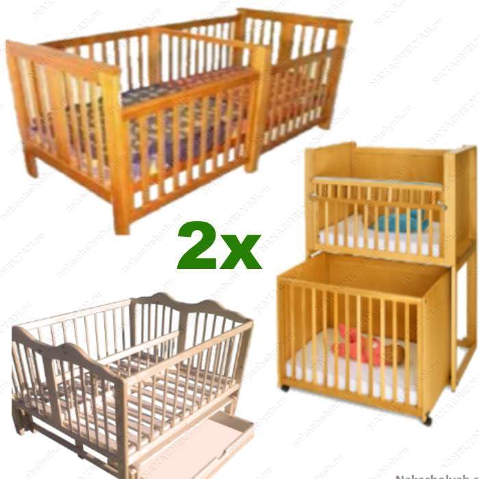 Кроватка для новорожденных двойняшек (36 фото): детская кровать для двойни