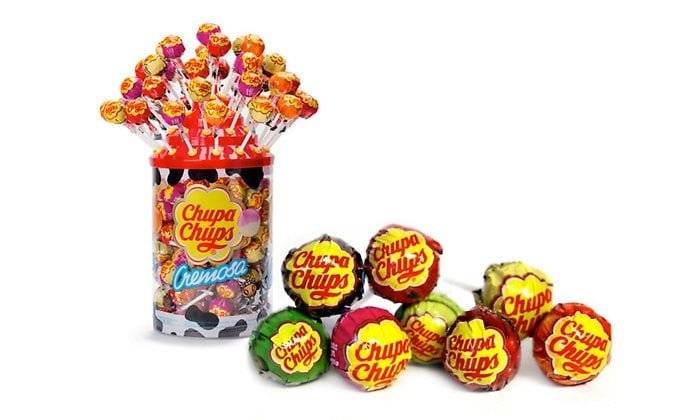 Chupa chups products, calories and nutrition information