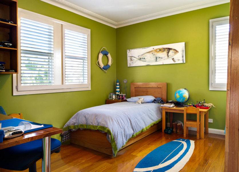 Обои для подростковой комнаты мальчика: фото дизайна стен детской спальни