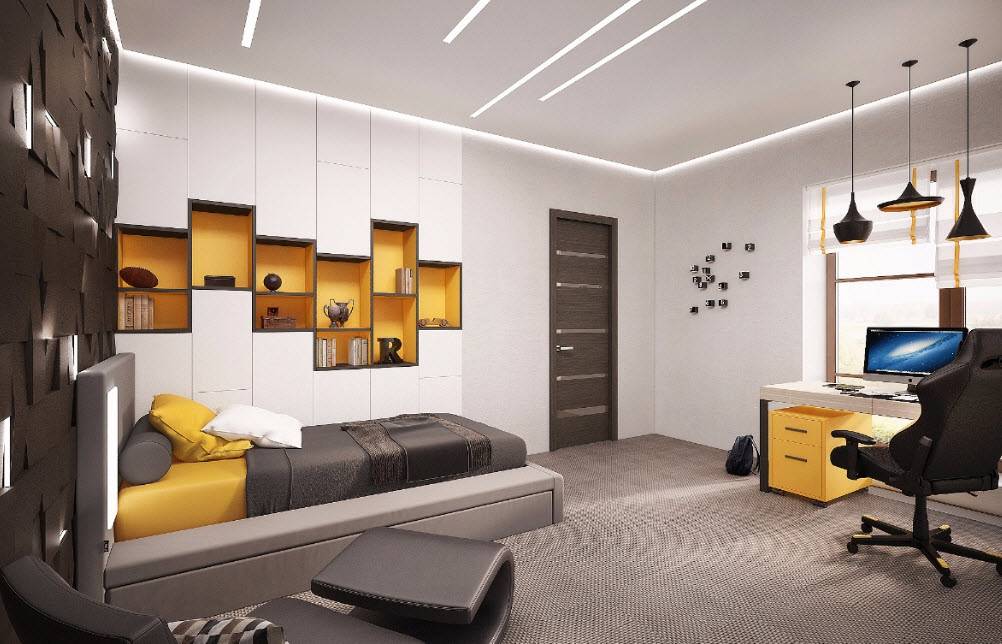 Дизайн комнаты для девочки подростка в современном стиле: 85 лучших фото идей интерьера