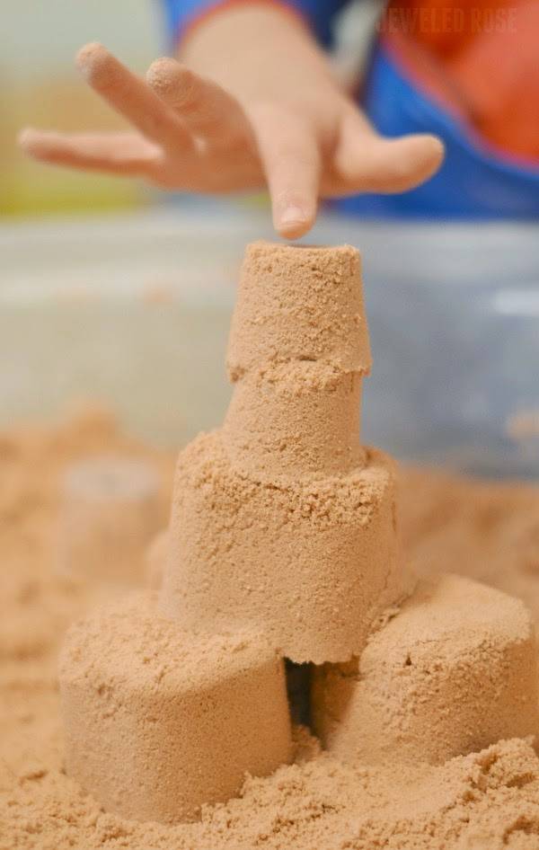 Как сделать слайм из кинетического песка