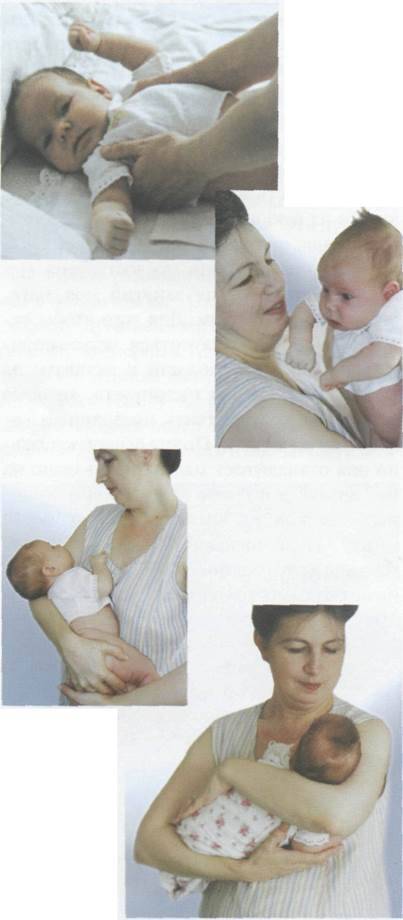 Как правильно держать новорожденного на руках