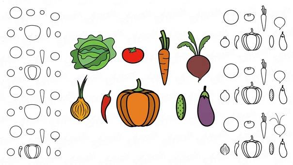 Как рисовать овощи и фрукты? | мама супер!