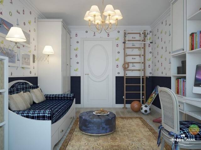 Маленькая детская комната - примеры удачных интерьеров (40 фото)
