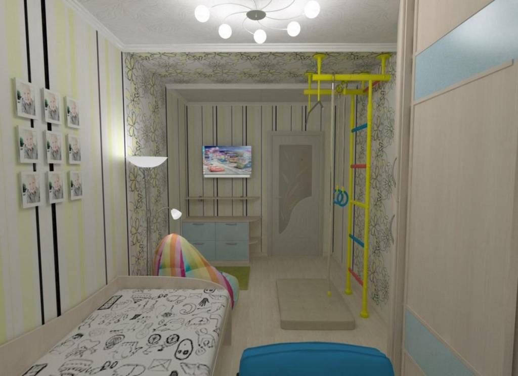 Дизайн детской комнаты площадью 5 кв. м
