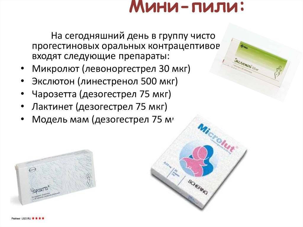 Противозачаточные таблетки при грудном вскармливании: какие лучше, названия