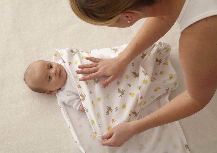 В защиту пеленания: о развитии осязания у малыша - новорожденный. ребенок до года