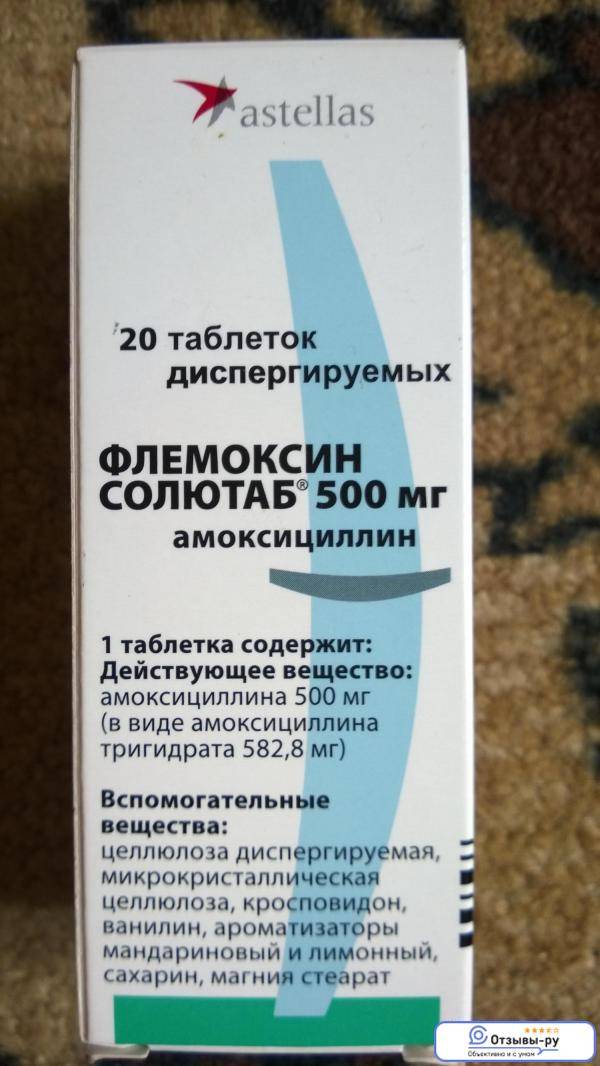 Флемоксин солютаб® (flemoxin solutab®)