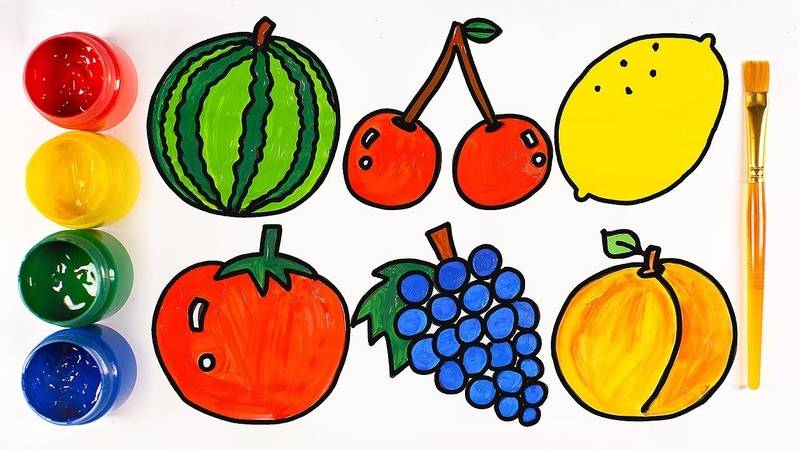 Конспект занятия «фрукты. рисование на тему «любимые фрукты». воспитателям детских садов, школьным учителям и педагогам - маам.ру