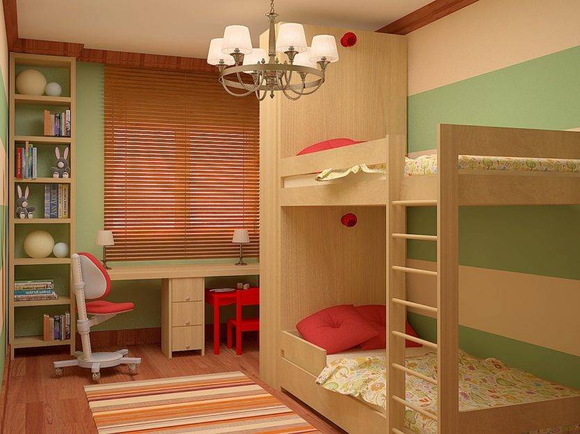 Комната для 3 детей – 8 советов и фото интерьеров